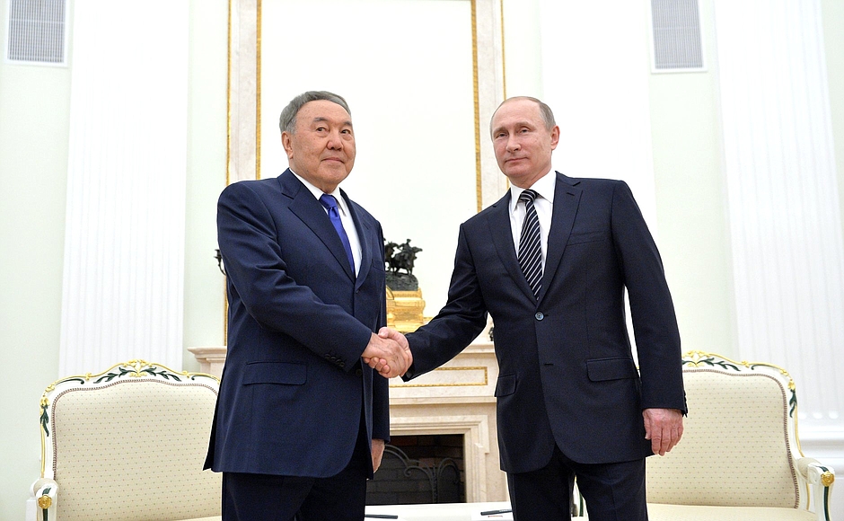nazarbayev putin moskva