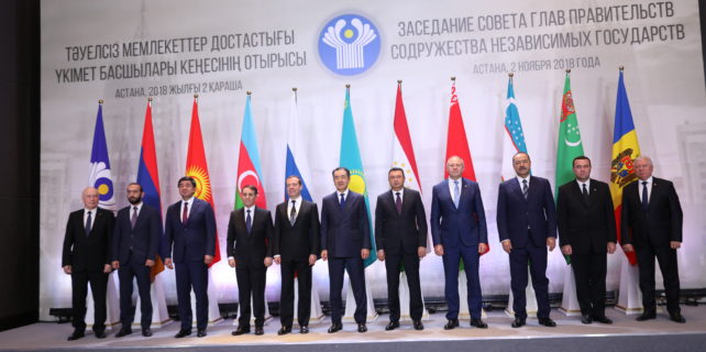 Bağımsız Devletler Topluluğu Başbakanları Astana&#39;da toplandı -